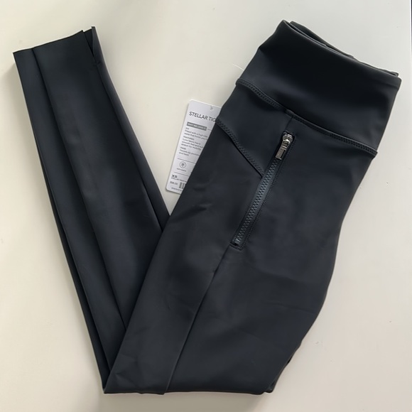 NWT Athleta Stellar Tight Pant Leggings Anthracite Grey Work Travel Size XS - Picture 5 of 13